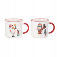 ZESTAW KUBKÓW W PUDEŁKU KUBKI ŚWIĄTECZNE ŚWIĘTA 380ML X2 139703