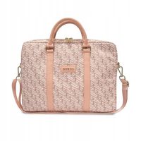 2 x TORBA NA LAPTOPA GUESS GCUBE STRIPES RÓŻOWA DO 16" STYLOWA OCHRONA