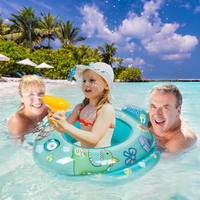 Dmuchany Pontonik Z Siedziskiem Zielone Koło Z Pistoletem Do Pływania Dla