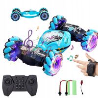 SAMOCHÓD TWIST ZDALNIE DWUSTRONNY STEROWANY GESTAMI RC CAR 4WD 2,4 G +PILOT