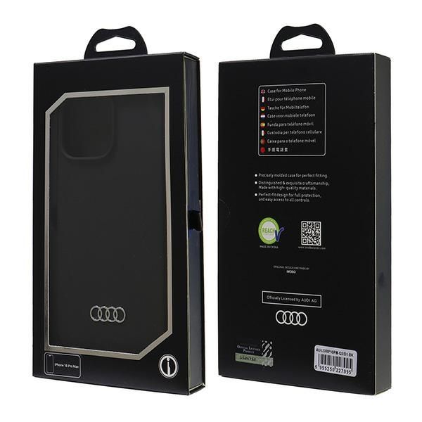 Etui Audi do iPhone 16 Pro Max, Czarny zdjęcie 7