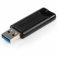 verbatim pendrive 128gb usb-a 3.2pinstripe czarny/black 49319