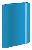 TECZKA Z GUMKĄ TWARDA OPRAWA INTERDRUK NIEBIESKA