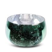 Misa dekoracyjna ze szkła artystycznego MOLLY  28x18 zielona