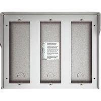 Obudowa natynkowa z daszkiem do paneli Sfera - 9 modułów - Aluminium Legrand 350691