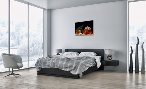Obraz Na Płótnie - Herbata Napar  - 70X50 Cm - Aa70X50-2253 na Arena.pl