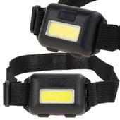 ww57 latarka czołowa czołówka lampka led dioda cob 3w na głowe do biegania