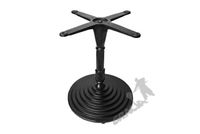 NOGA STOŁU R11 - NISKA Z KRZYŻAKIEM OKRĄGŁA STOPNIOWANA PODSTAWA STÓŁ ŻELIWNA