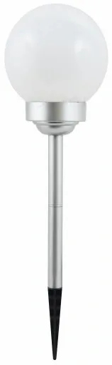lampa solarna MLECZNA KULA lampka 15cm 4 LED P-015 zdjęcie 11