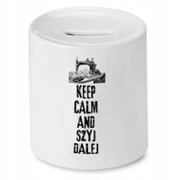 Skarbonka Dla Krawcowej Krawca Szyj Dalej Prezent Z Nadrukiem Ze Zdjęciem