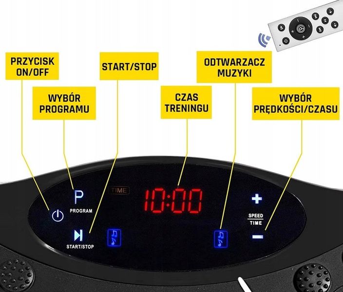 PLATFORMA WIBRACYJNA MASAŻER TRENING CAŁEGO CIAŁA EKSPANDERY zdjęcie 5