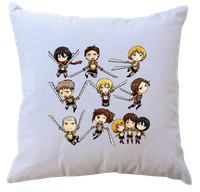 Poduszka z wkładem Atak Tytanów - Attack on Titan