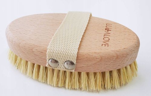 LULLALOVE SZCZOTKA DO MASAŻU CIAŁA NA SUCHO TAMPICO KLASYK OWALNA OSTRA na Arena.pl