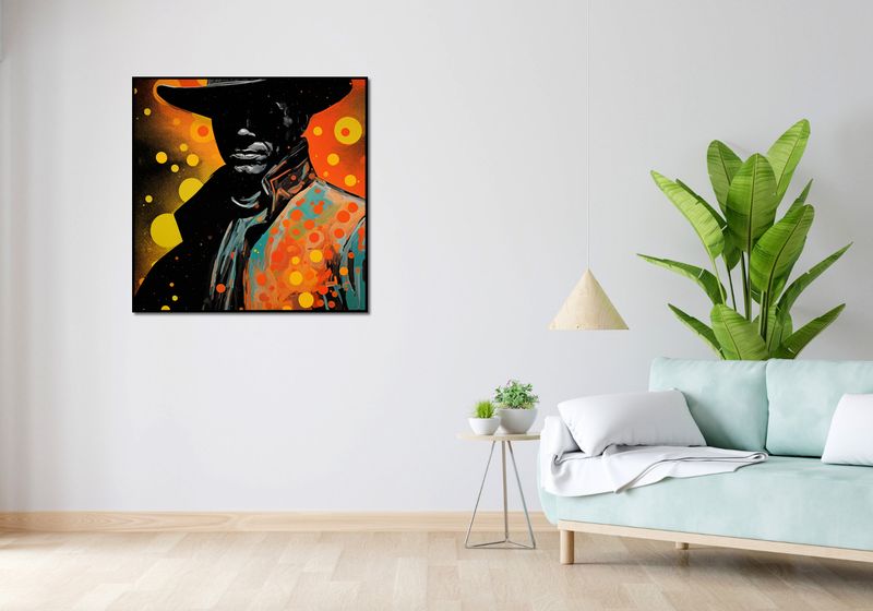 Plakat 90x90cm Kowboj Kosmosu zdjęcie 4