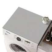 Mata Ochronna Na Pralkę Suszarkę Antypoślizgowa Chłonna Szara