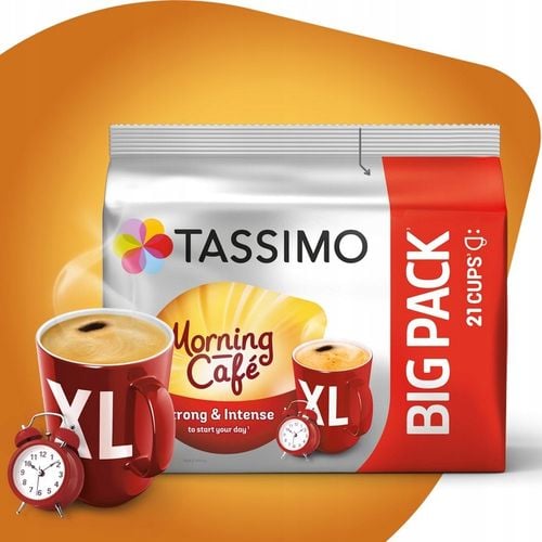 Kapsułki TASSIMO Jacobs Morning Cafe MILD XL 21 na Arena.pl
