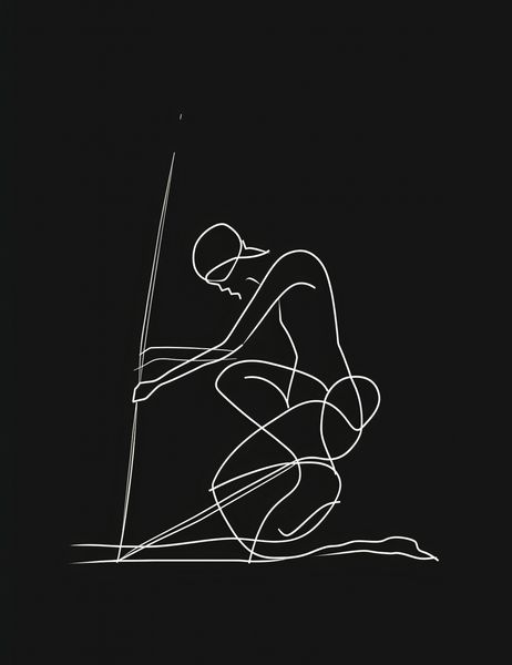 Plakat 50x65cm Linia zdjęcie 1