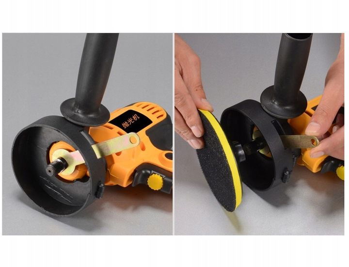 POLERKA SAMOCHODOWA SZLIFIERKA Z REGULACJĄ OBROTÓW + ZESTAW GĄBEK zdjęcie 13