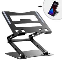 zestaw podstawka pod laptopa aluminiowa + podstawka do smartfona