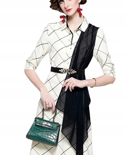 Damski Pasek Retro Gumowy Do Sukienki Liść Listek na Arena.pl