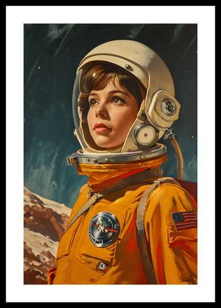 Plakat 30x45cm Pionierka Kosmosu zdjęcie 3