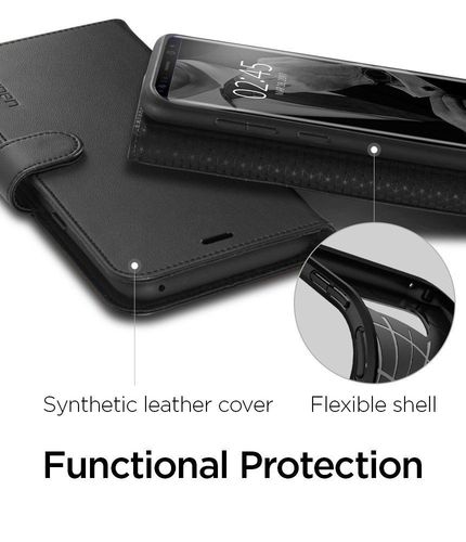 SPIGEN WALLET S GALAXY S8+ PLUS BLACK na Arena.pl