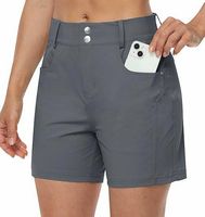 Spodenki trekkingowe damskie szorty sportowe wodoodporne szare rozm. 30