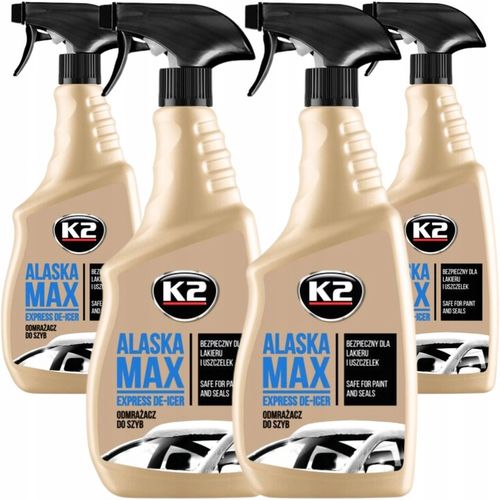 4x Odmrażacz Do Szyb Samochodowych Zestaw K2 Alaska Max 700 ml Zimowy Płyn na Arena.pl