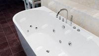 Wanna akrylowa z hydromasażem,jacuzzi,led, 170x80x58 - Okazja!