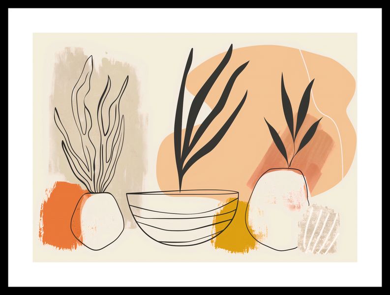 Plakat 42x29,7cm Szkice Botaniczne zdjęcie 3