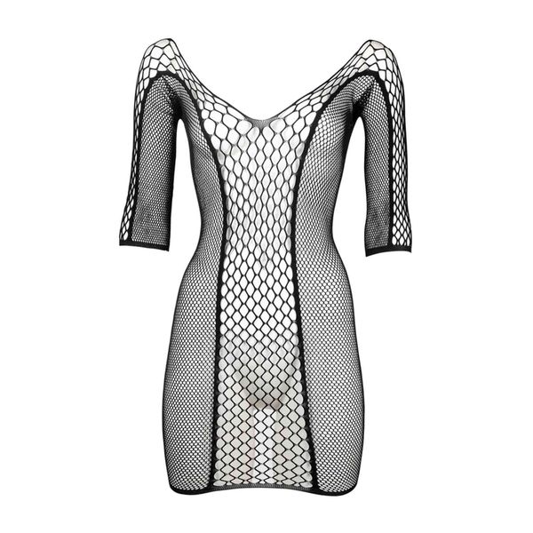 Duo Net Sleeved Mini Dress - One Size zdjęcie 5