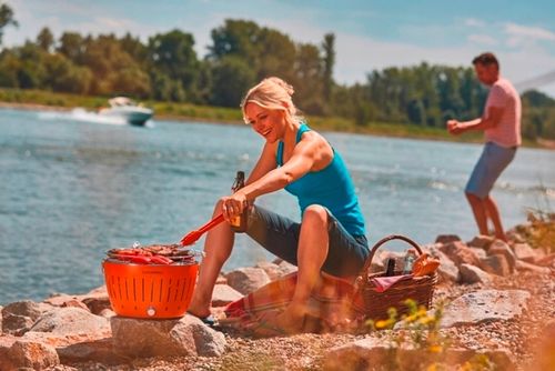 GRILL WĘGLOWY BEZDYMNY LOTUSGRILL PRZENOŚNY OGRODOWY STANDARD PLUS TORBA na Arena.pl