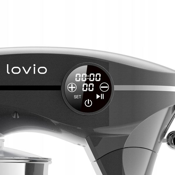 Robot kuchenny mikser planetarny z misą metalowa obudowa 2800W 6,5L LOVIO zdjęcie 15
