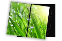 SZKLANA DESKA NA KUCHENKĘ 2x30x52 069C TRAWA