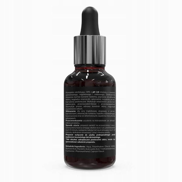 Apis - AML Complex - Kwas Azelainowy, Migdałowy i Mlekowy 30% 30ml zdjęcie 2