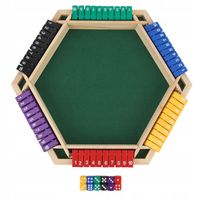 GRA PLANSZOWA LOGICZNA ZAMKNIJ PUDEŁKO SHUT THE BOX IDEALNA PREZENT KOŚCI