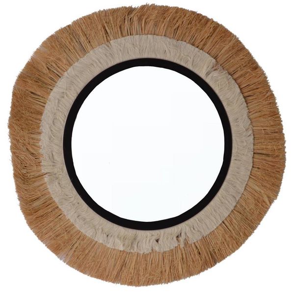 Lustro okrągłe boho zdjęcie 1