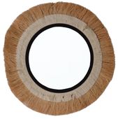 Lustro okrągłe boho