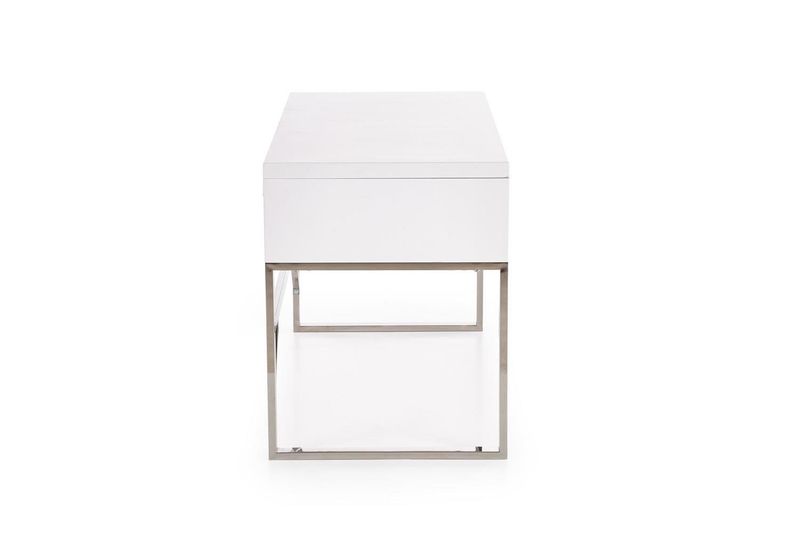 Biurko Galax białe/chrom zdjęcie 3