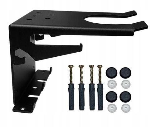 Wieszak uchwyt na kosę kosiarkę spalinową GRUBY MOCNY z haczykami otworami na Arena.pl