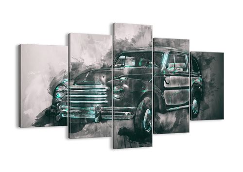 Obraz Na Płótnie - Samochód Retro  - 150X100 Cm - Ea150X100-3834 na Arena.pl
