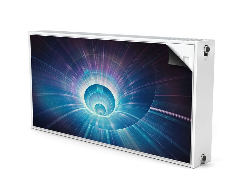 Osłona MAGNETYCZNA Grzejnika Tunel Abstrakcja Efekt 3D 120cm x 60cm zdjęcie 2