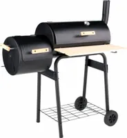 Grill ogrodowy z Wędzarnią Półkami Ruszt 60 cm