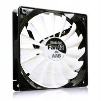 AAB BLACK JET FAN 12-cm (15 łopatek) 170m3/h 1600RPM WYDAJNY WENTYLATOR PC