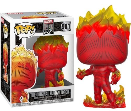 Funko POP! Marvel 80th FA Oryginal Human Torch 501 na Arena.pl