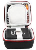 Sztywne etui z kieszonką na JBL Go2 czarne