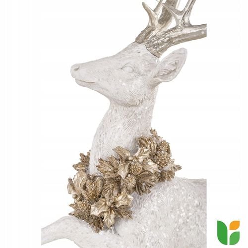 Figurka dekoracyjna świąteczna renifer jeleń duży leżący 53x50x29 na Arena.pl