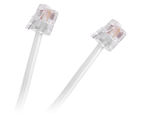 KABEL TELEFONICZNY ABONENCKI 20M BIAŁY /1SZT/