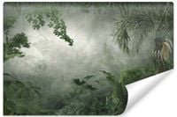Fototapeta Do Sypialni Tropikalne LIŚCIE Dżungla Abstrakcja 450cm x 300cm
