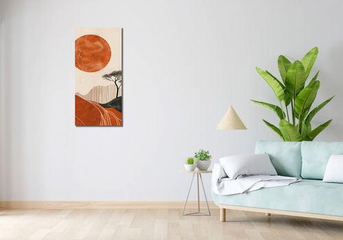 Obraz 40x90cm Afrykański Zachód Słońca na Arena.pl